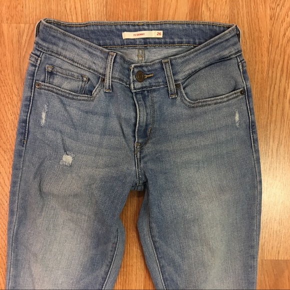 Levi’s 711 Skinny Jeans Sz 26 - Picture 3 of 7